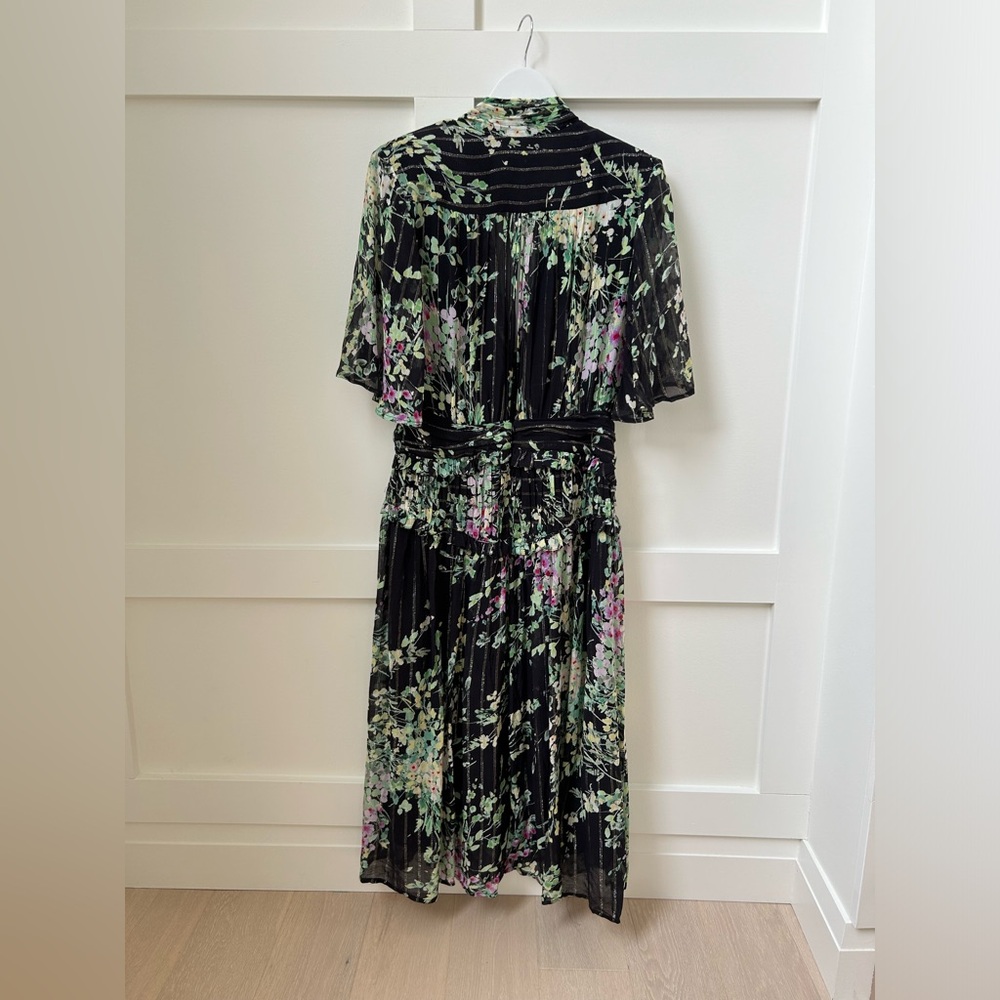 Black floral dress